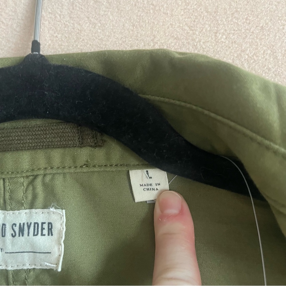 Todd Snyder NEW Men’s Patched French Chore Coat Surplus Olive In L - Picture 6 of 15